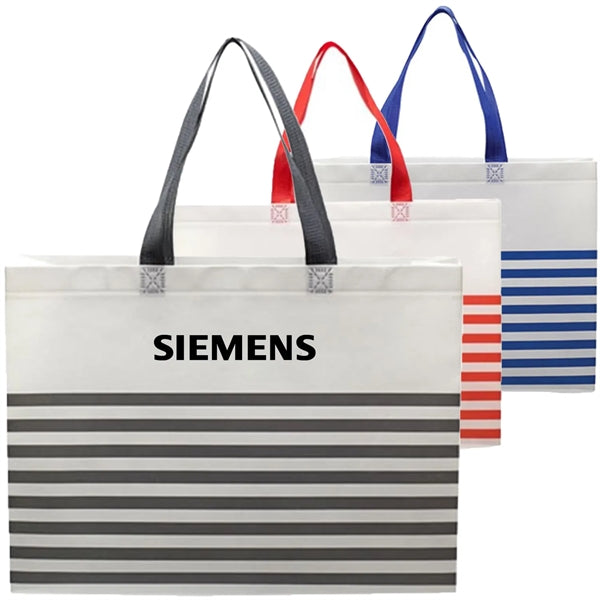 Two-Tone Non-Woven Durable Beach Tote Bag (15" x 4" x 13.5")