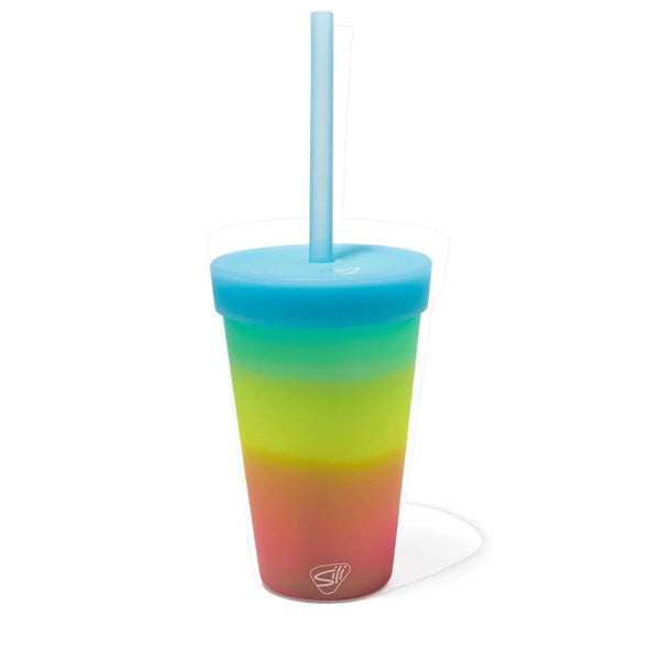 16 oz Silicone Straw Tumbler