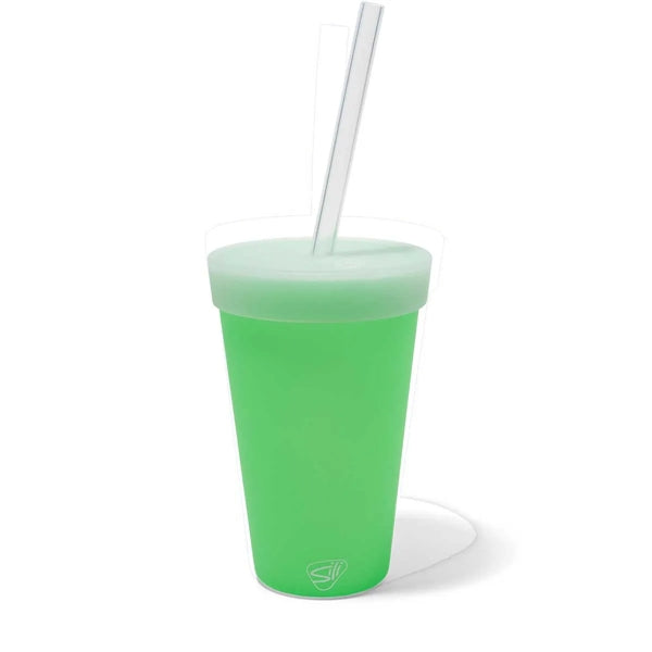 16 oz Silicone Straw Tumbler