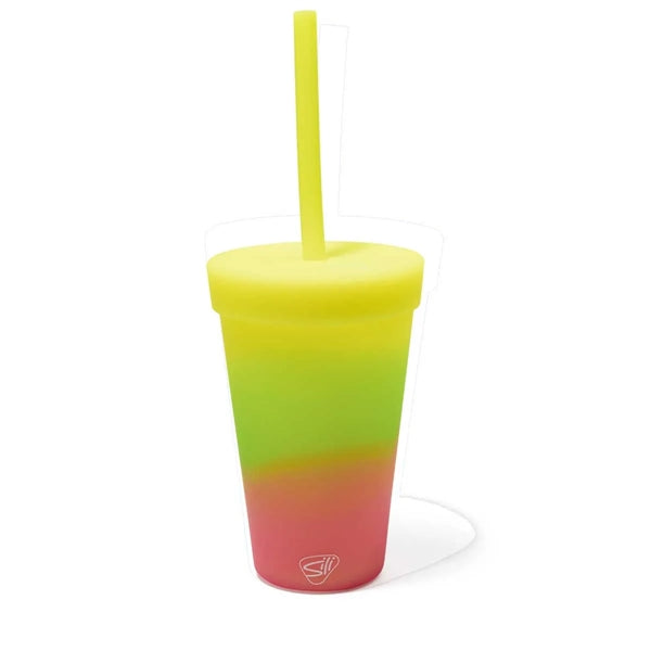 16 oz Silicone Straw Tumbler