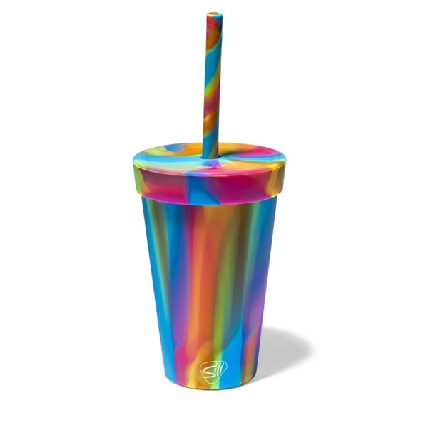 16 oz Silicone Straw Tumbler