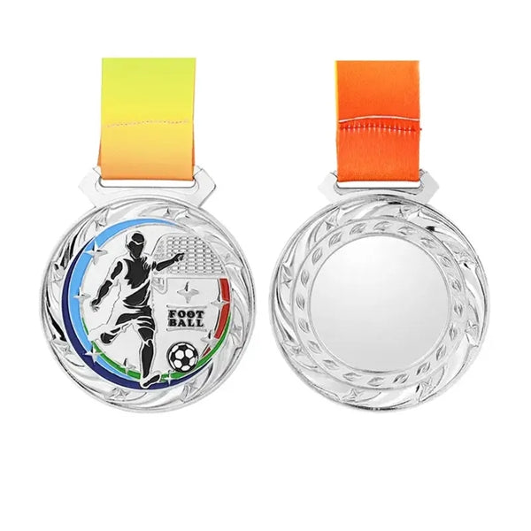 3D Gold Custom Competition Medal With Customizable Lanyard