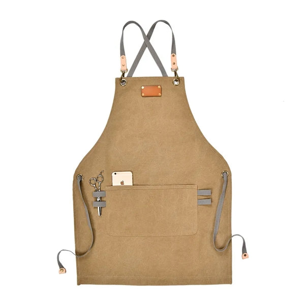 Garden Waterproof Canvas Kitchen Work Apron