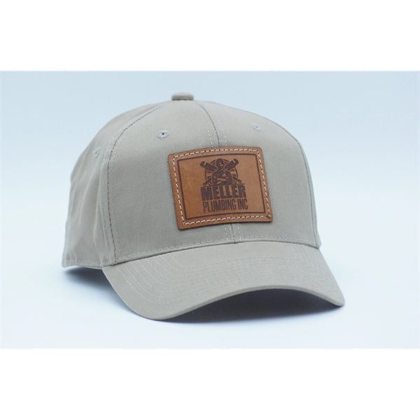 Outdoor Cap Structured Brushed Cotton Twill Hat with Patch