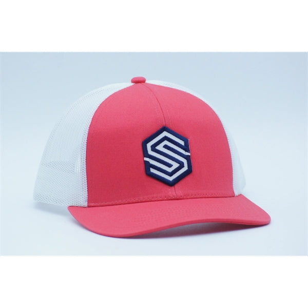 Outdoor Cap Low Profile Structured Trucker Hat with Patch