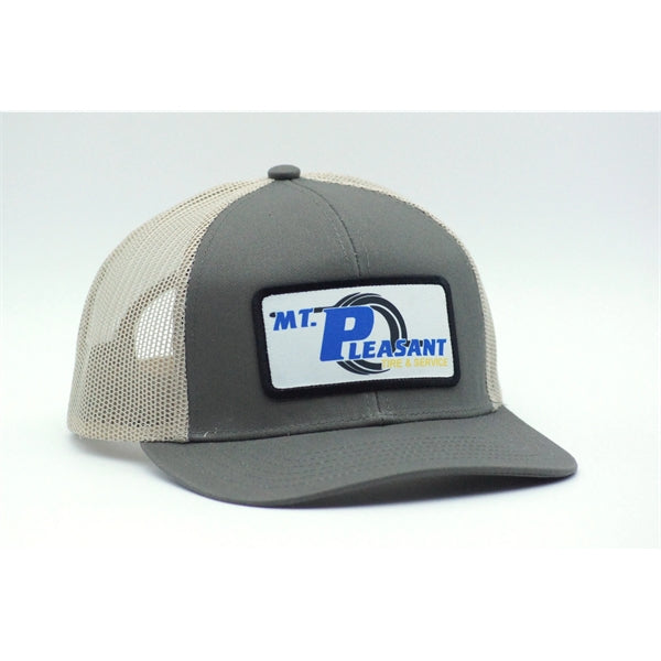 Outdoor Cap Low Profile Structured Trucker Hat with Patch