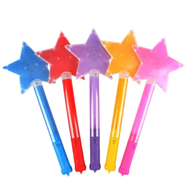 Pentagram Glow Cheering Stick Dress Up Wands Light