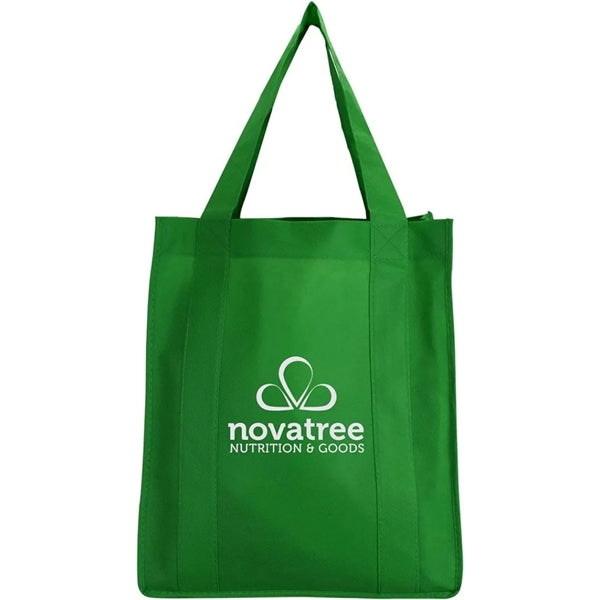 13"x15" with a 10" Gusset Shopping Tote Bag