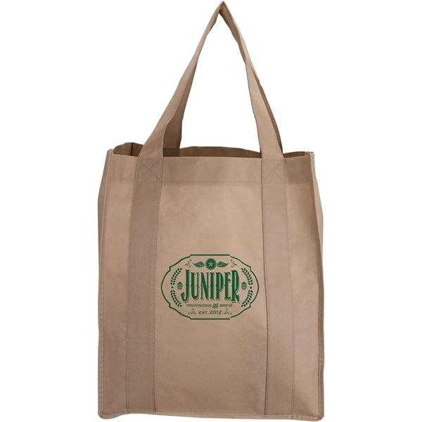13"x15" with a 10" Gusset Shopping Tote Bag
