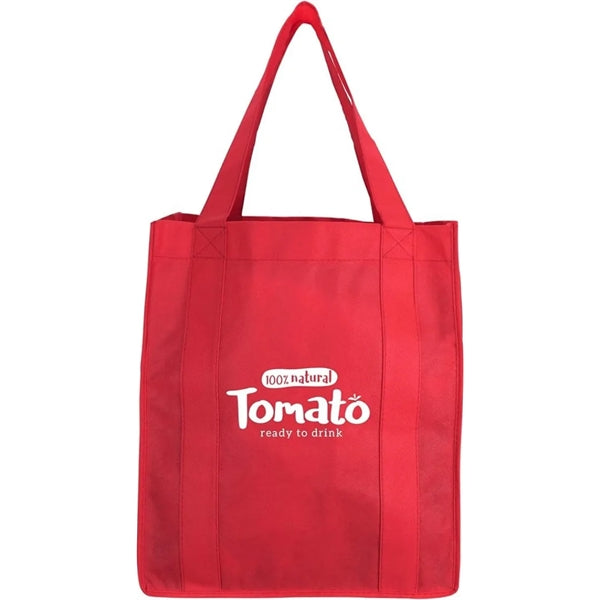 13"x15" with a 10" Gusset Shopping Tote Bag