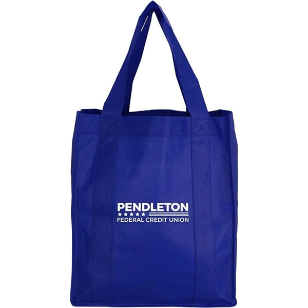 13"x15" with a 10" Gusset Shopping Tote Bag