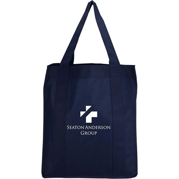 13"x15" with a 10" Gusset Shopping Tote Bag