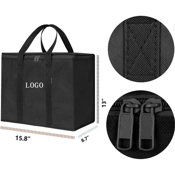16 " x 13 " x 9 " Insulated Collapsible Cooler Bags