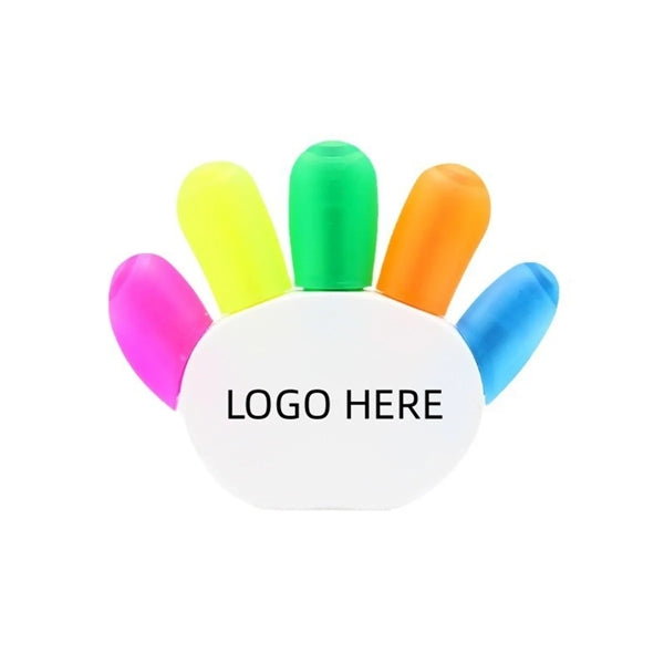 5 Color Finger Shape Highlighter
