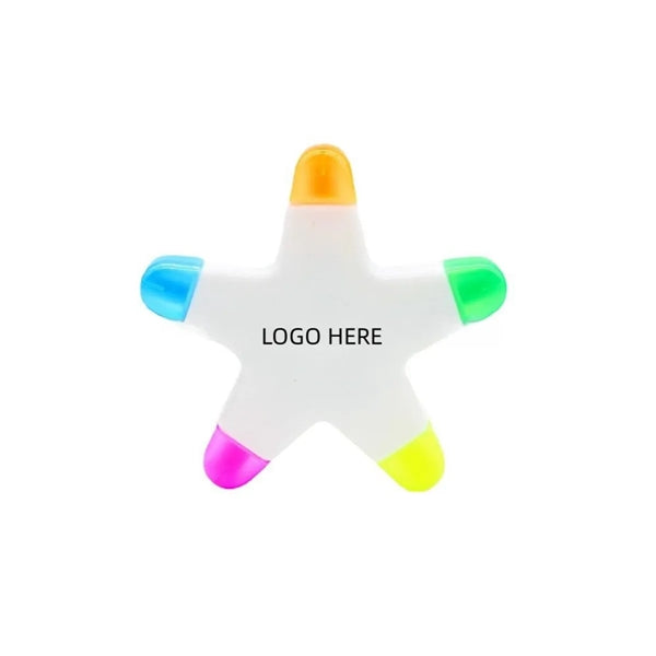 5 Color Fluorescent Marker Pens