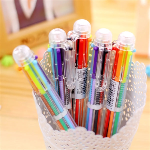 6-in-1 Multicolor Ballpoint Pen