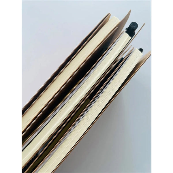 Spiral Notebook with Pen in Holder and Sticky Notes