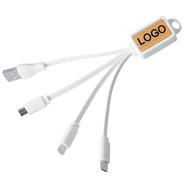 Bamboo 4-in-1 Charging Cable