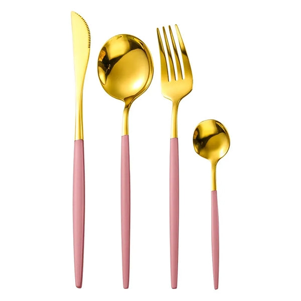 304 Stainless Steel Cutlery 4 Pieces Set