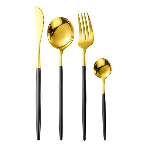 304 Stainless Steel Cutlery 4 Pieces Set