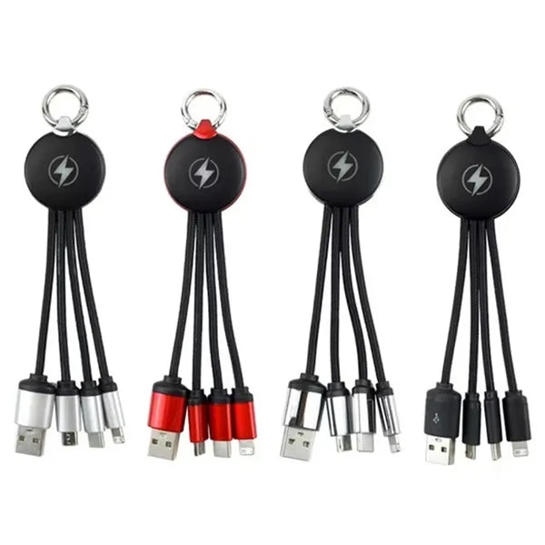 Metallic Light-Up Logo Charging Cable