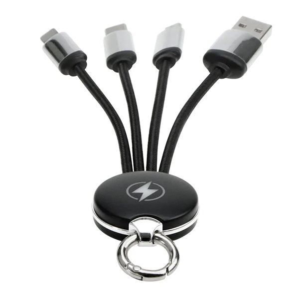 Metallic Light-Up Logo Charging Cable