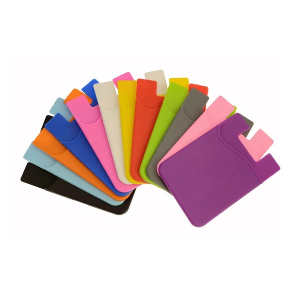 Silicone Phone Card Holder With Custom Logo Bag