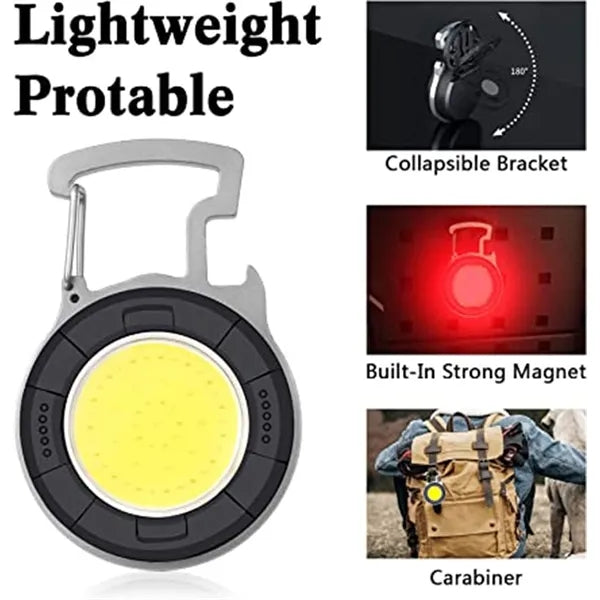 Rechargeable Mini Flashlight With Buckle