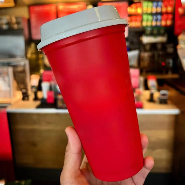 16Oz Perfect Size Travel Coffee Cup With Lid
