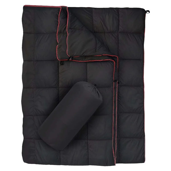 Branded Puffy Waterproof Camping Wearable Packable Blanket