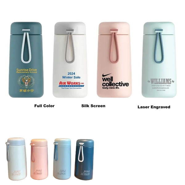 9 oz Kids Double Wall Stainless Steel With Handle Thermos