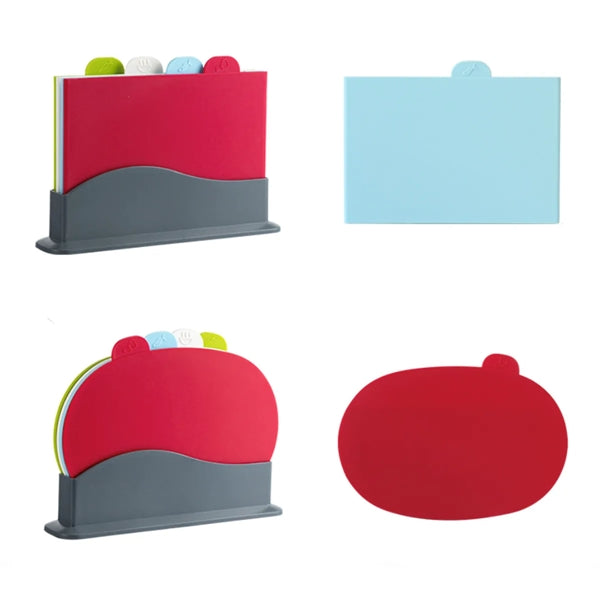 Cutting Board Set With Storage Stand