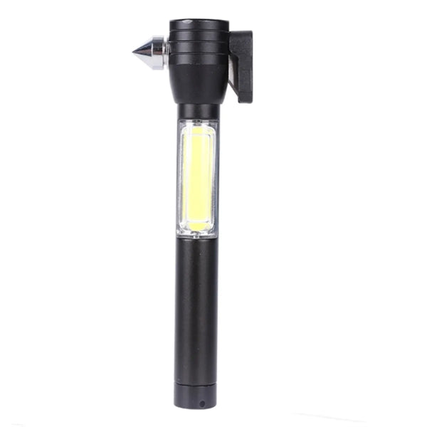 Portable COB Travel Emergency Flashlight with Car Safety Ham