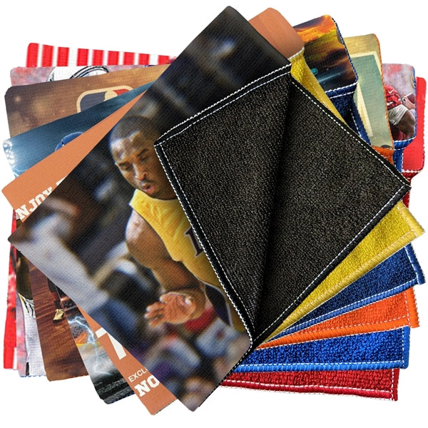 15" X 18" Sublimated Color Back Microfiber Sports Towel