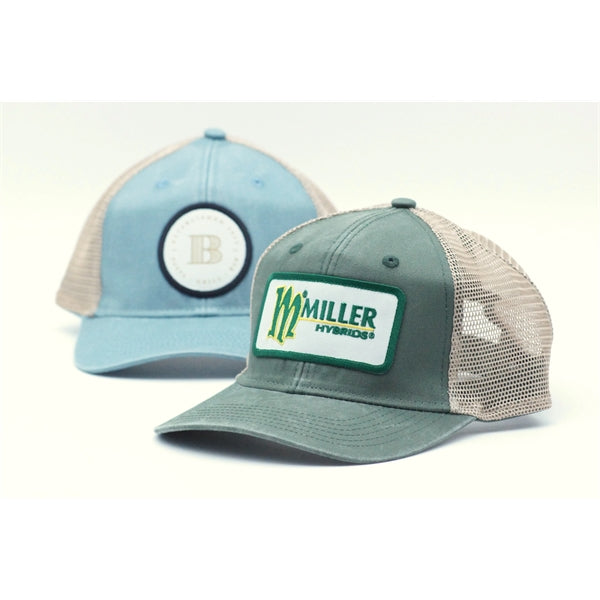 Outdoor Cap Structured Pony Tail Hat with Patch