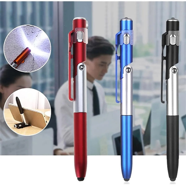 LED Light Ballpoint Multipurpose Foldable Pen Holder