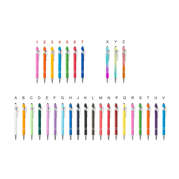 STEPABC Metal Click Touch Stylus Ballpoint Pen