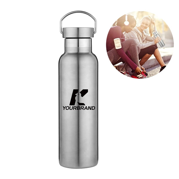 17oz Double Wall Stainless Steel Water Bottles with Handle