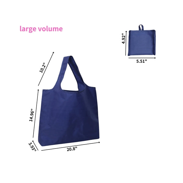 Folded eco-friendly shopping bag