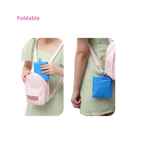 Folded eco-friendly shopping bag