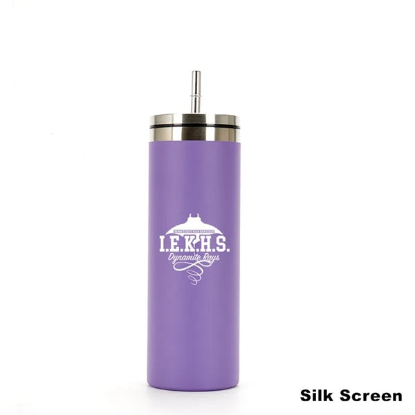 20 oz Slim Vacuum Tumblers Double Wall Insulated Coffee Cups