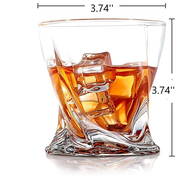 10oz Rocks Whiskey Square Glass
