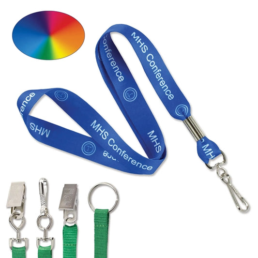 5/8" Quick-Ship Custom Dye-Sublimated Lanyards