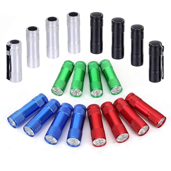 Aluminum LED Flashlights Lanyard High Lumen Portable