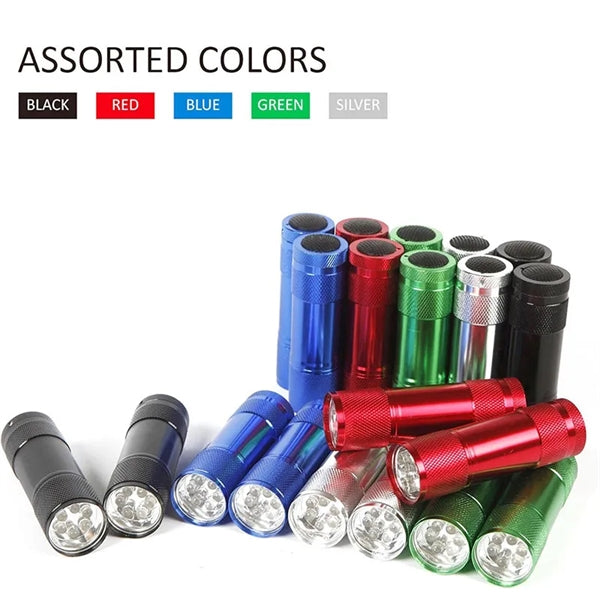 Aluminum LED Flashlights Lanyard High Lumen Portable