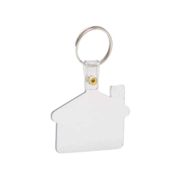 House Shaped Soft Tag Keychain