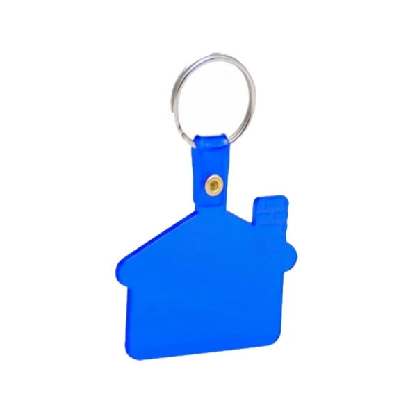 House Shaped Soft Tag Keychain