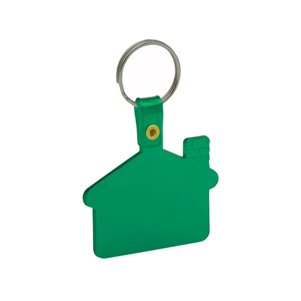 House Shaped Soft Tag Keychain