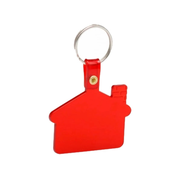 House Shaped Soft Tag Keychain