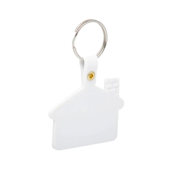 House Shaped Soft Tag Keychain